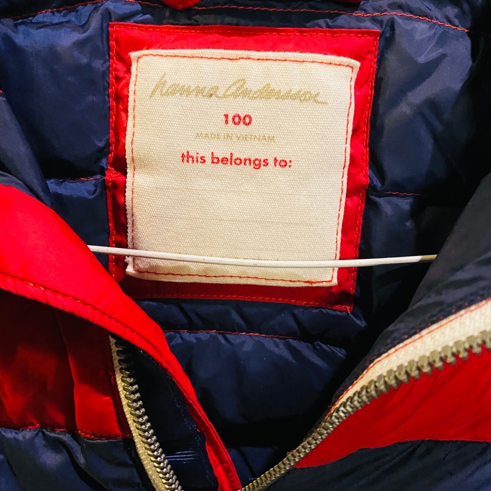 Hanna Anderson Boys Size 4 (100cm) Puffer Coat